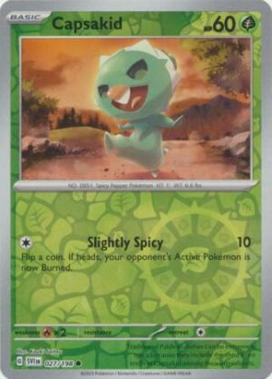 Scarlet & Violet (Base Set) 027/198 Capsakid (Reverse Holo)