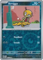 SV White Flare 057/086 Scraggy (Reverse Holo)