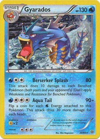XY Ancient Origins 020/98 Gyarados (Cosmo Holo)