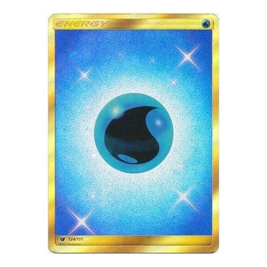 SM Crimson Invasion 124/111 Water Energy (Secret Rare)