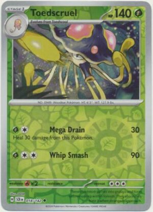SV Stellar Crown 018/142 Toedscruel (Reverse Holo)
