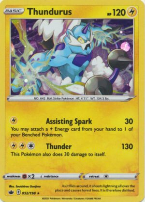 Chilling Reign 052/198 Thundurus (Cosmo Holo)