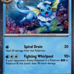 SV Prismatic Evolutions 022/131 Vaporeon (Cosmo Holo)