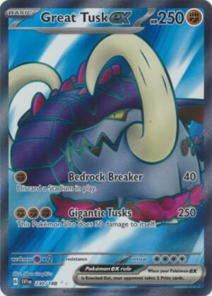 Scarlet & Violet (Base Set) 230/198 Great Tusk ex (Full Art)