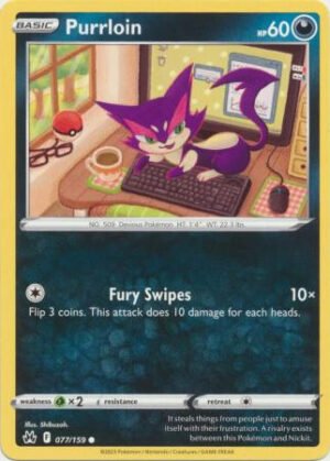 Crown Zenith 077/159 Purrloin
