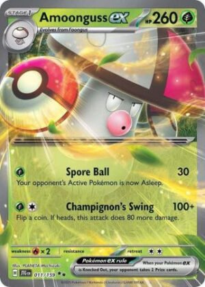 SV Journey Together 011/159 Amoonguss ex (Half Art)