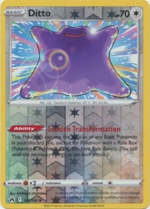 Crown Zenith 107/159 Ditto (Reverse Holo)