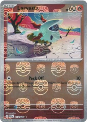 SV Black Bolt 015/086 Larvesta (MASTER BALL Reverse Holo)