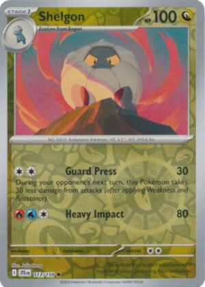 SV Journey Together 113/159 Shelgon (Reverse Holo)