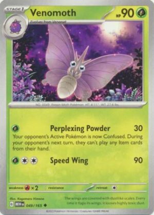 Scarlet & Violet 151 049/165 Venomoth