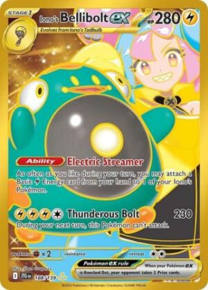 SV Journey Together 188/159 Iono's Bellibolt ex (Secret Rare)