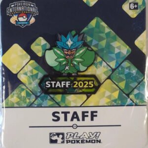 EUIC STAFF 2025 Teal Mask Ogerpon Pin Badge