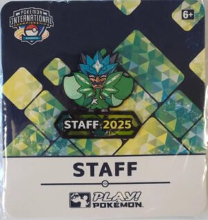 EUIC STAFF 2025 Teal Mask Ogerpon Pin Badge