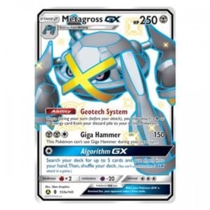 SM Guardians Rising 157a/145 Metagross GX (Full Art Shiny)