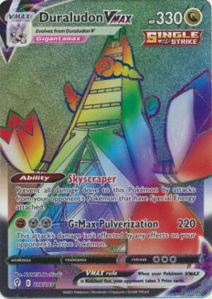 Evolving Skies 219/203 Duraludon VMAX (Rainbow Rare)