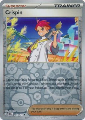 SV Prismatic Evolutions 105/131 Crispin (Reverse Holo)