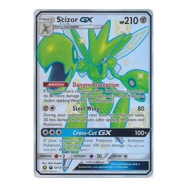 SM Celestial Storm SV72/SV94 Scizor GX (Hidden Fates Shiny Vault Full Art)