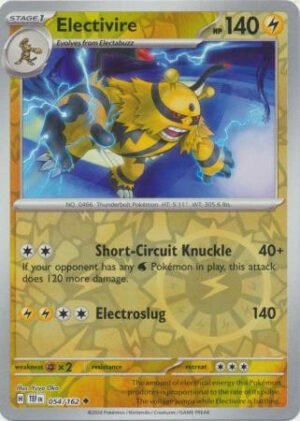 SV Temporal Forces 054/162 Electivire (Reverse Holo)