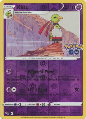 Pokemon GO 033/078 Xatu (Reverse Holo)