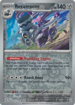 Scarlet & Violet (Base Set) 142/198 Revavroom (Reverse Holo)