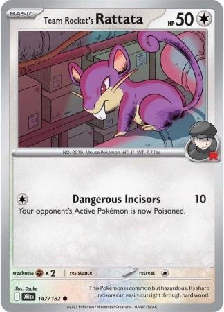 SV Destined Rivals 147/182 Team Rocket's Rattata