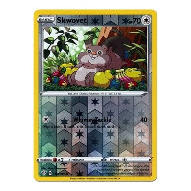 Darkness Ablaze 152/189 Skwovet (Reverse Holo)