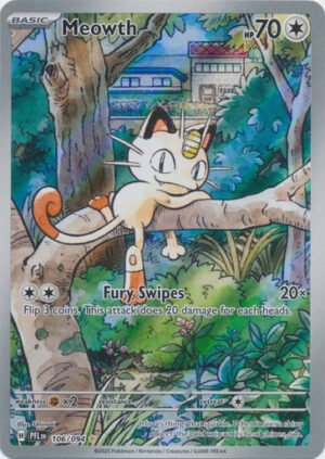 ME Phantasmal Flames 106/094 Meowth (Illustration Rare)