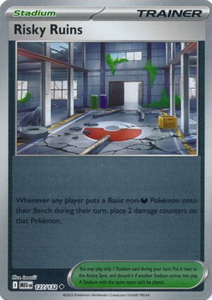 Mega Evolution 127/132 Risky Ruins (Reverse Holo)