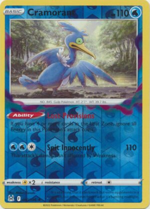 SWSH Lost Origin 050/196 Cramorant (Reverse Holo)