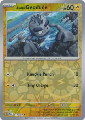 SV Journey Together 044/159 Alolan Geodude (Reverse Holo)