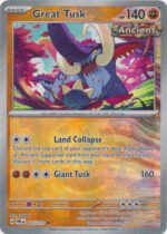 SV Prismatic Evolutions 055/131 Great Tusk (MASTER BALL Pattern Holo)