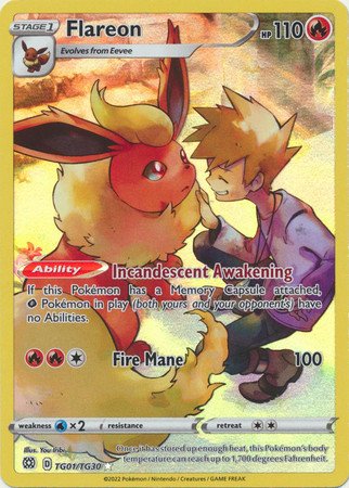 Brilliant Stars TG01/TG30 Flareon (Full Art)