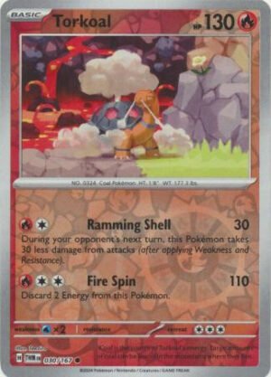 SV Twilight Masquerade 030/167 Torkoal (Reverse Holo)