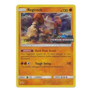 Sun & Moon Promo SM074 Regirock (Staff)