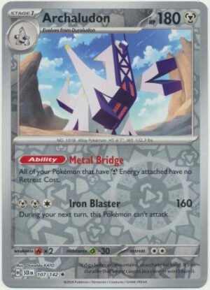 SV Stellar Crown 107/142 Archaludon (Reverse Holo)