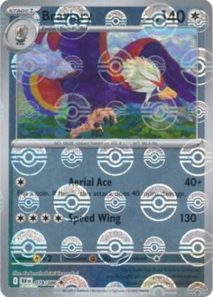 SV Black Bolt 078/086 Braviary (POKE BALL Reverse Holo)