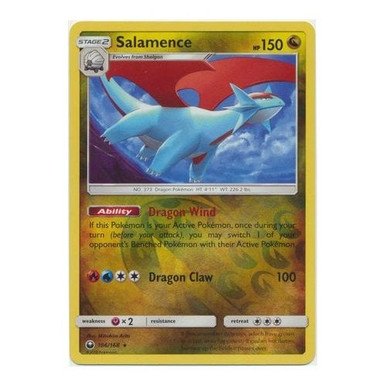 SM Celestial Storm 106/168 Salamence (Reverse Holo)