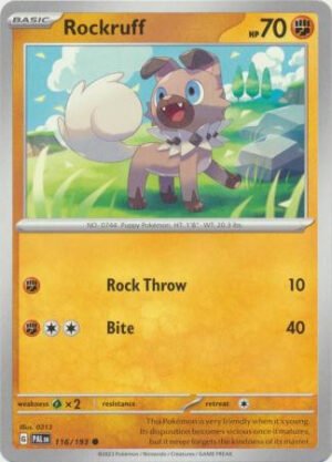 SV Paldea Evolved 116/193 Rockruff (Non-Holo)