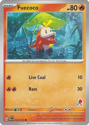 SV Paradox Rift 023/182 Fuecoco (Armarouge Symbol 17)
