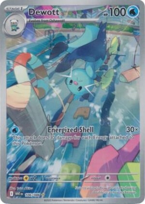 SV White Flare 106/086 Dewott (Illustration Rare)