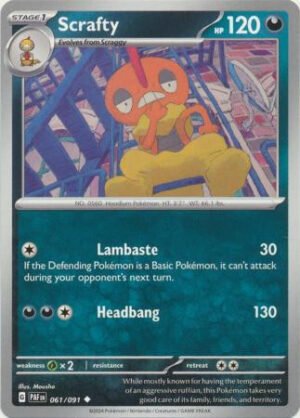 SV Paldean Fates 061/091 Scrafty
