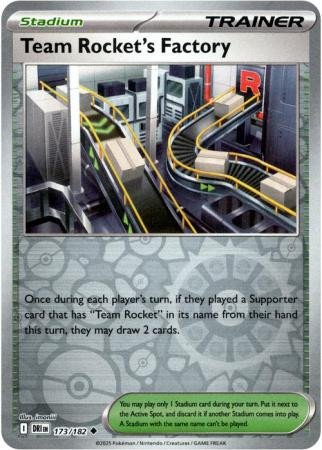 SV Destined Rivals 173/182 Team Rocket's Factory (Reverse Holo)