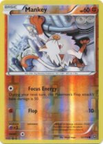XY Steam Siege 52/114 Mankey (Reverse Holo)