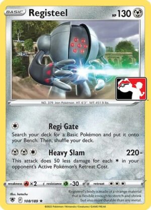 Astral Radiance 108/189 Registeel (Prize Pack League Promo Non-Holo)