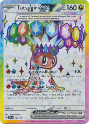 SV Surging Sparks 226/191 Tatsugiri ex (Full Art)
