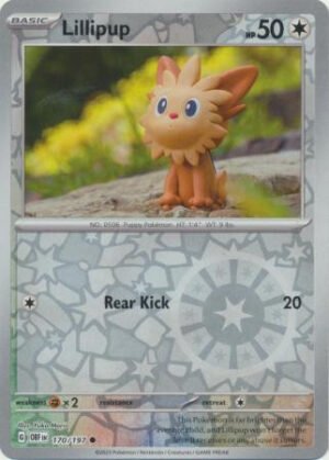 SV Obsidian Flames 170/197 Lillipup (Reverse Holo)