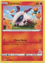 Chilling Reign 023/198 Larvesta (Cinderace Symbol 36)