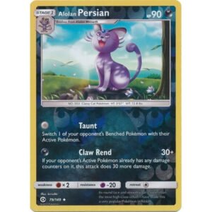 Sun and Moon (Base Set) 79/149 Alolan Persian (Reverse Holo)