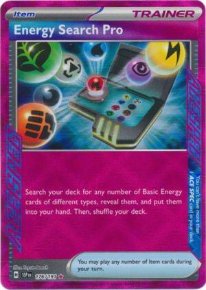 SV Surging Sparks 176/191 Energy Search Pro (ACE Spec)