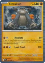 SV White Flare 054/086 Terrakion (Tinsel Holo)